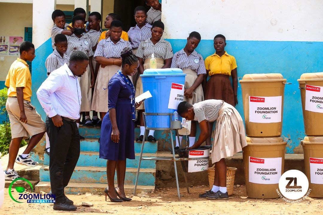 Zoomlion donates to schools to mark Global Handwashing Day
