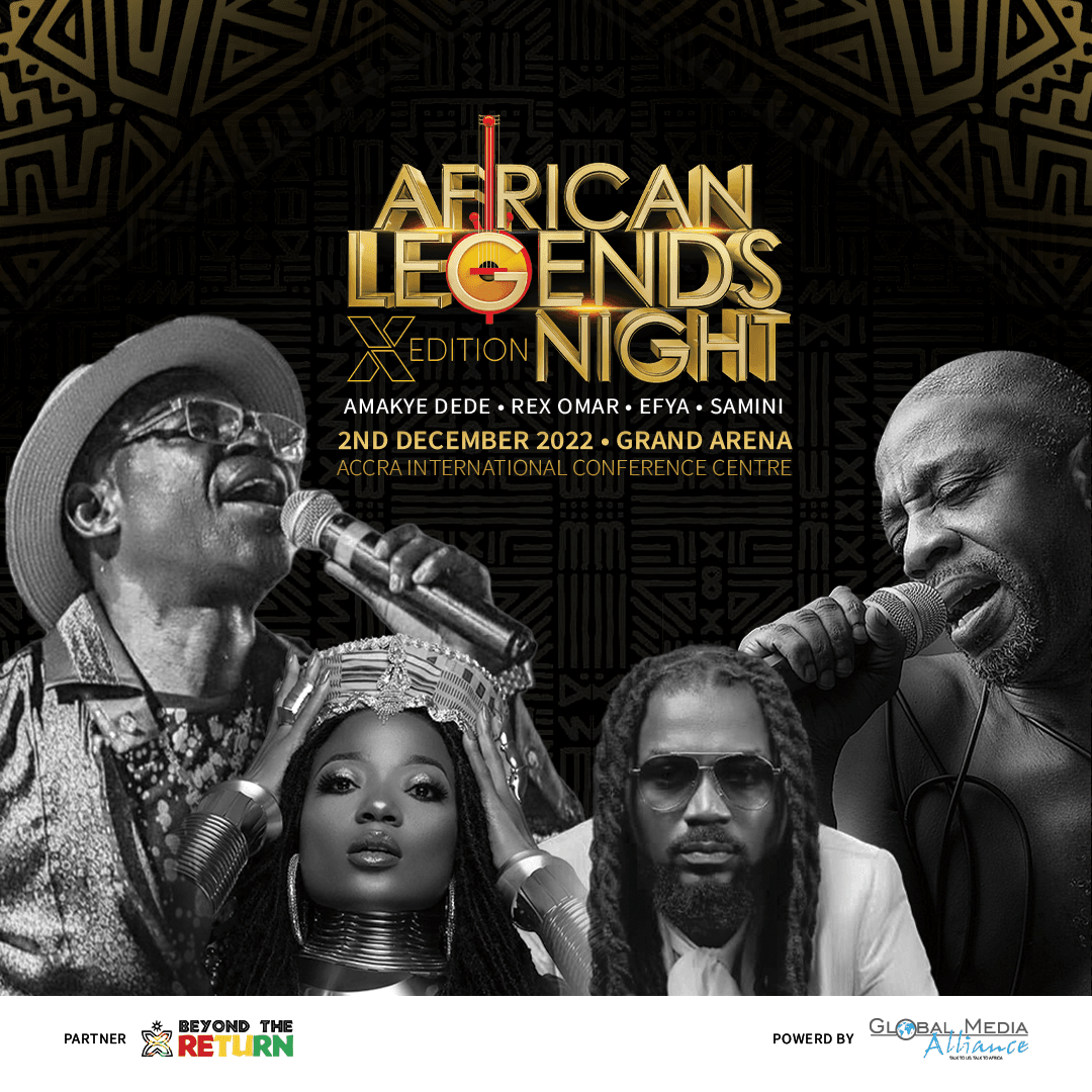 All-Ghanaian line-up for African Legends Night 10th Anniversary Concert in Dec