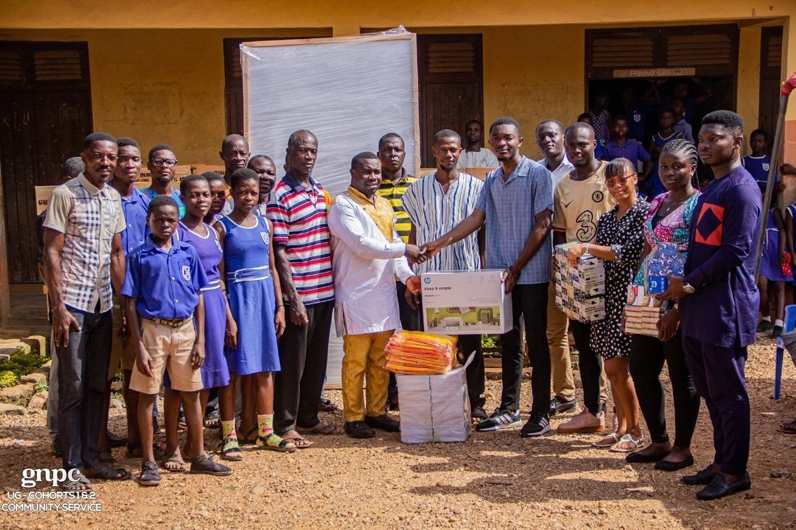 GNPC Foundation-UG Scholars support Okantah Presbyterian Basic School