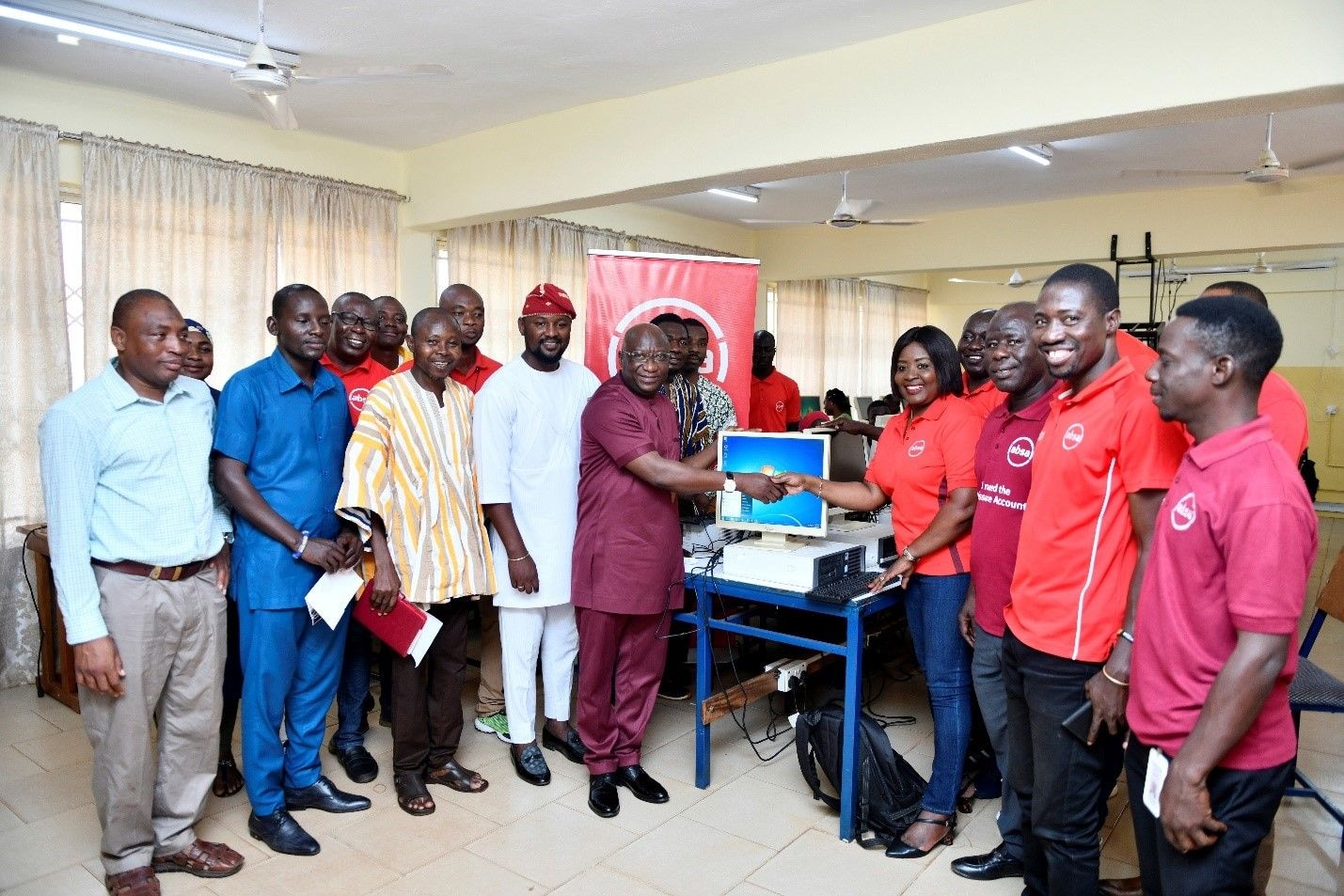 Absa Bank donates 50 computers to Tamale Technical University