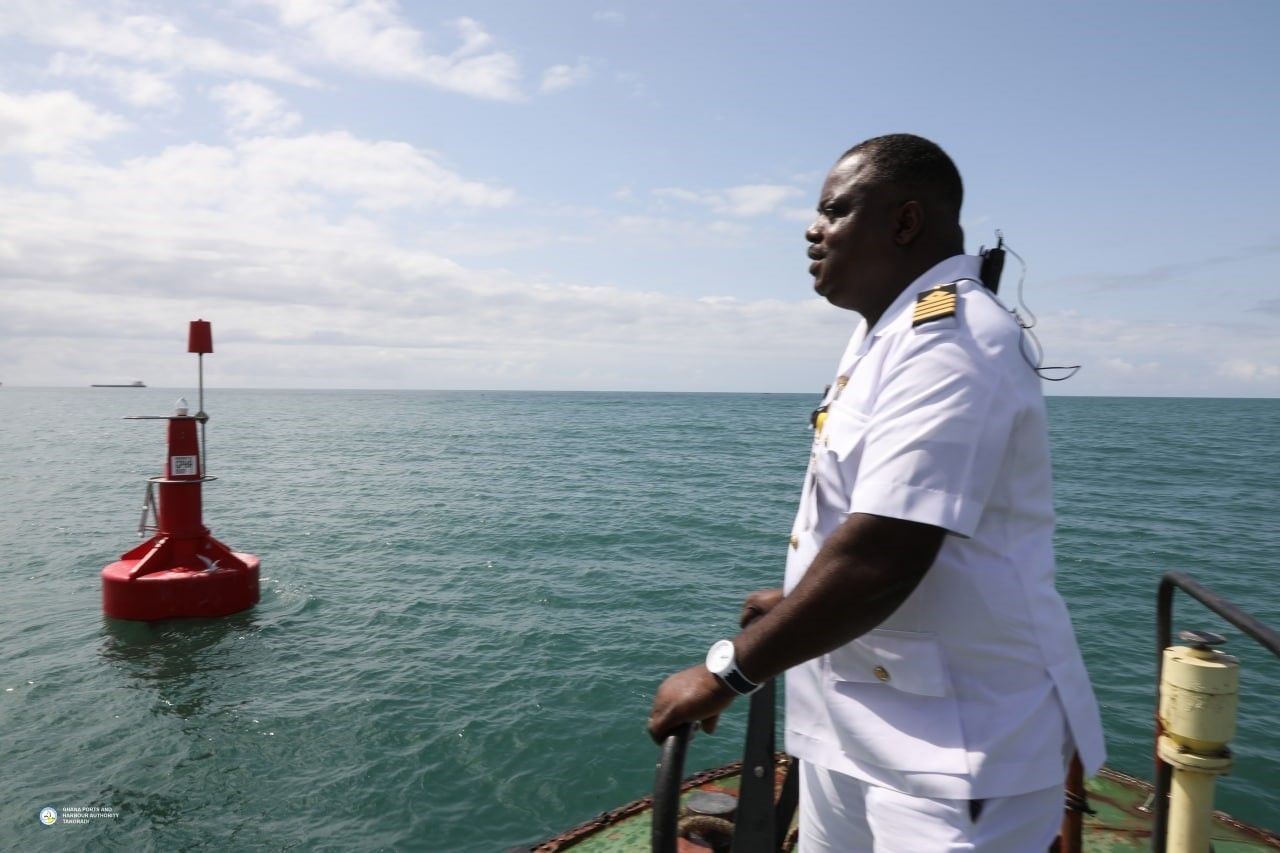 Port Takoradi installs navigational channel buoys to enhance vessels’ safety