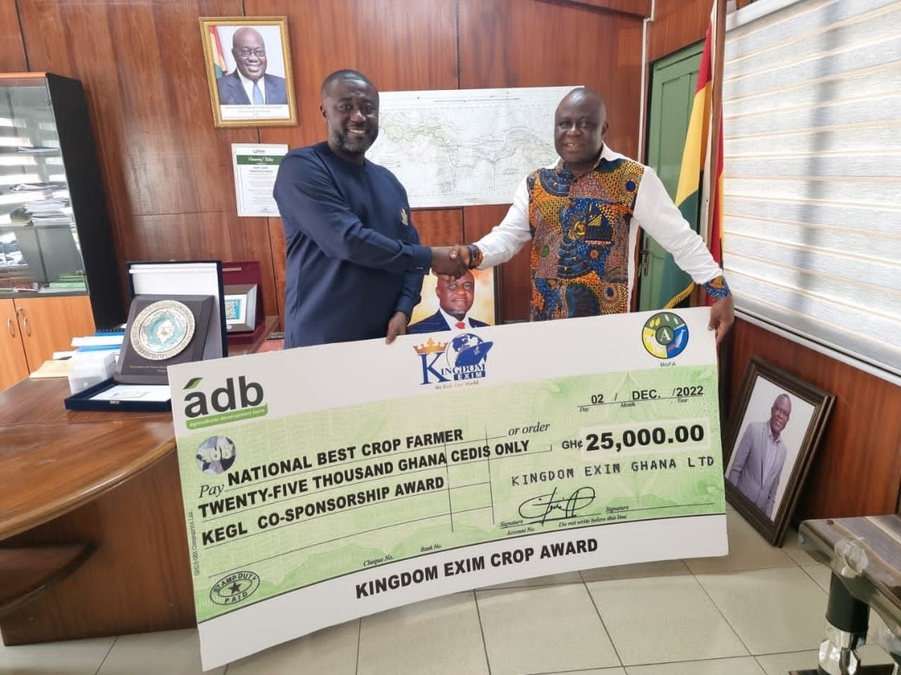 Kingdom Exim Ghana co-sponsors 38th National Farmers Day
