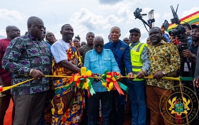 Akufo-Addo inaugurates Afienya road over bridge on Tema-Mpakadan railway line