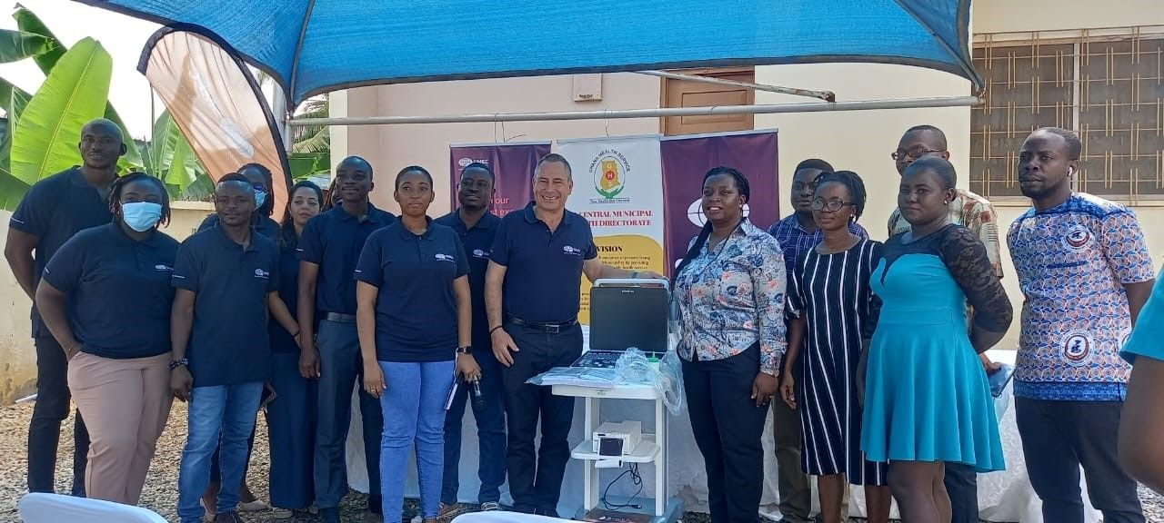 SMEC donates ultrasound machine worth GHȼ103,600 to Ga Central Municipal Clinic