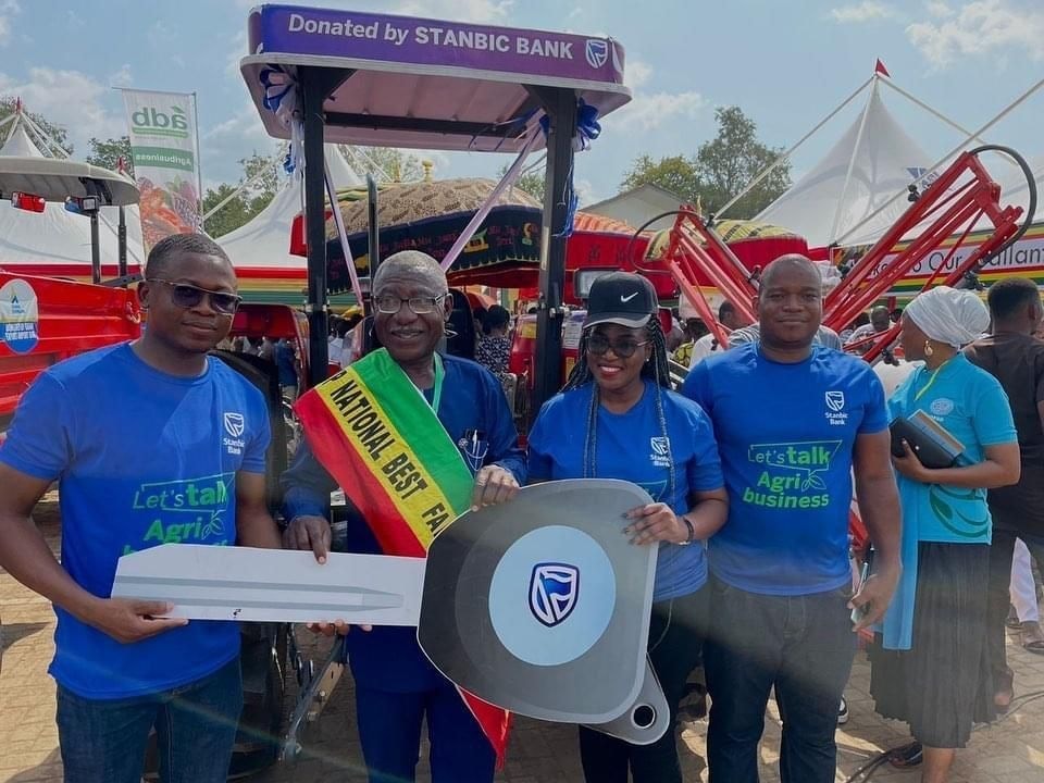 Prof Akwasi Asabre wins Stanbic donated prize for National Farmers’ Day
