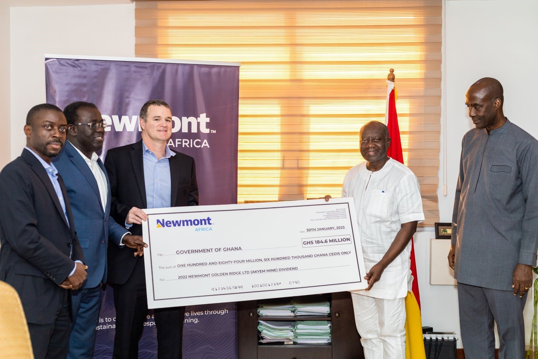 Newmont Africa’s Akyem mine pays GH¢184.6m as dividend