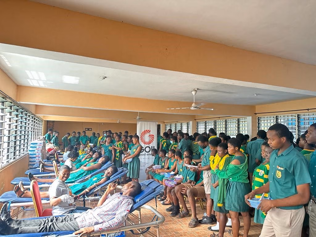 GOIL supports blood donation exercise in Nifa SHS