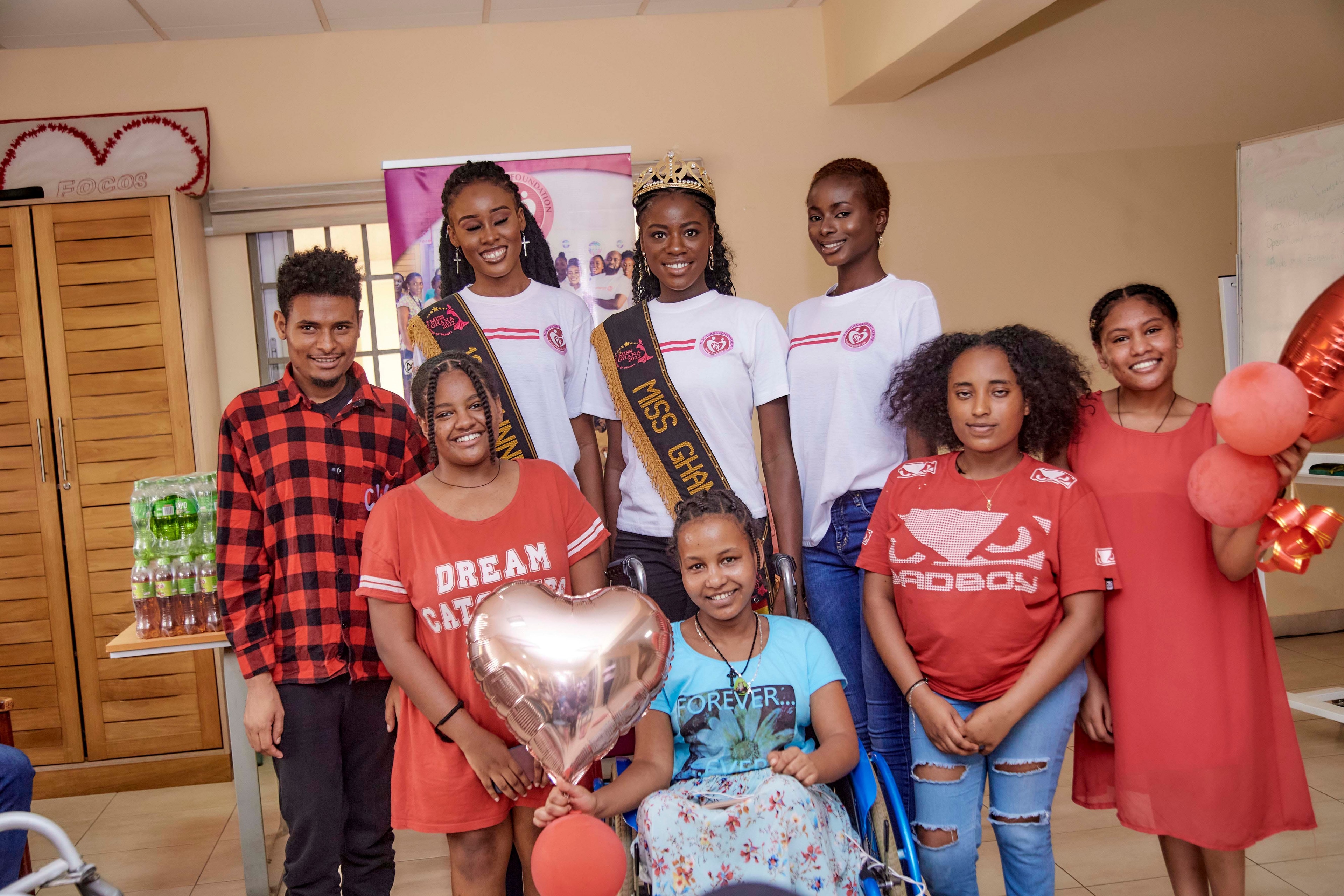 Miss Ghana Foundation celebrates Valentine’s Day at FOCOS Hospital