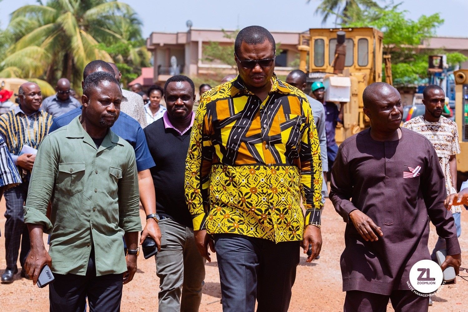 Parliamentary Select Committee tours mosquito breeding grounds in Bono