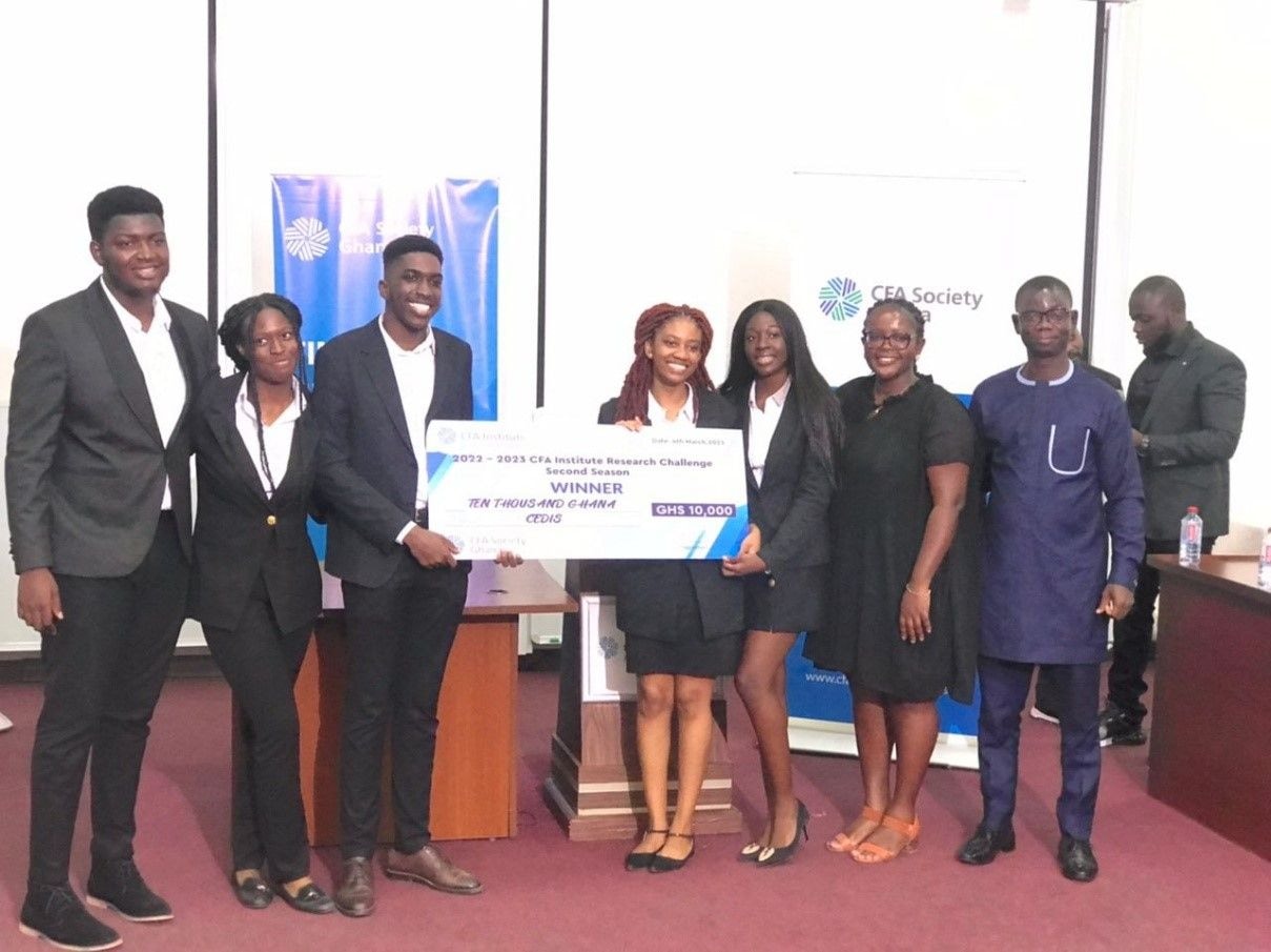 Ashesi University emerges winner of CFA Institute Research Challenge