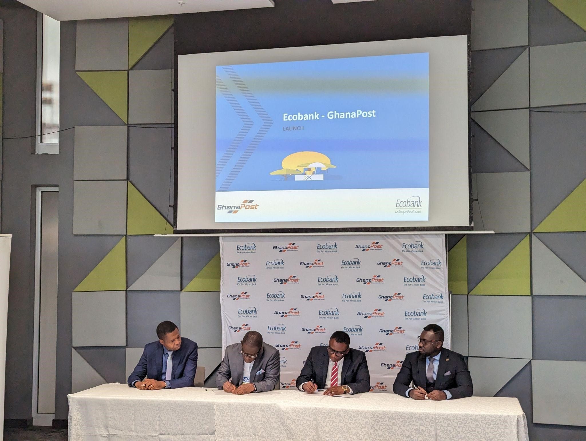 Ecobank, GhanaPost partner to boost financial inclusion through agency banking