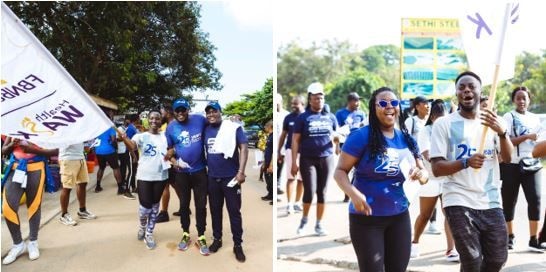 FBNBank embarks on a health walk in Tema
