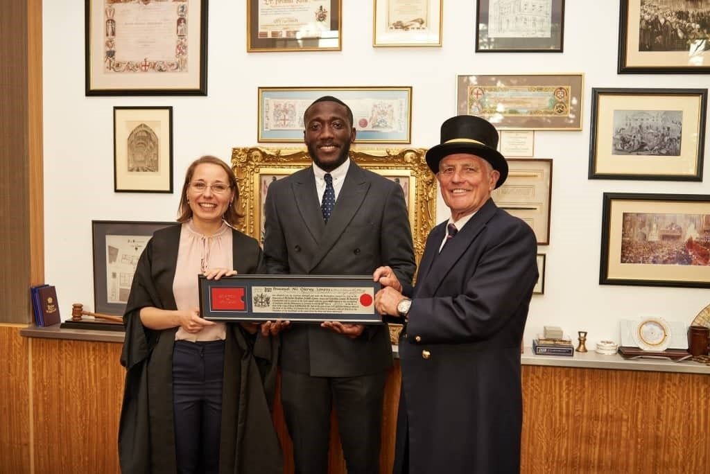 Young Ghanaian receives ‘Freedom of the City of London’ award