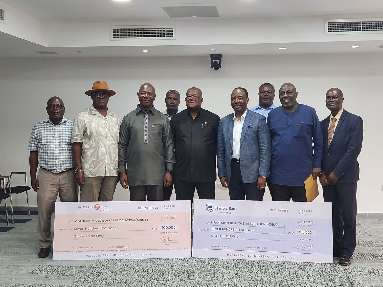 MOBA 1983 Year Group donates Ghc1.4M for construction of Mfanstipim Sports Complex