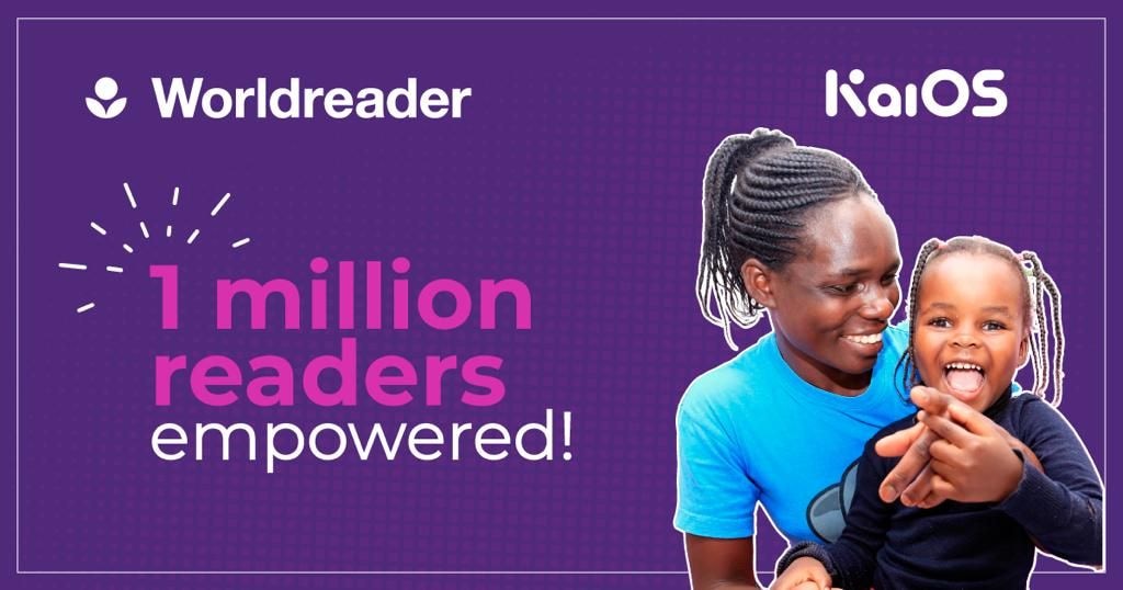 KaiOS Technologies and Worldreader celebrate milestone of empowering 1m readers