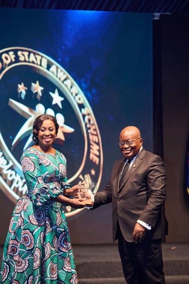 Akufo-Addo recognises Dr. Asomaning's role in youth development