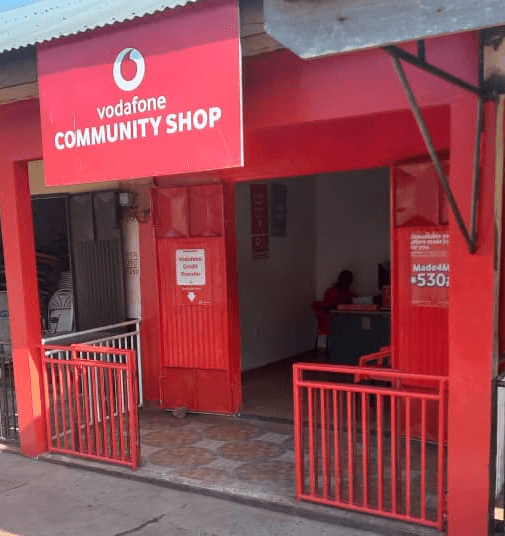 Vodafone surpasses target with 104 community shops nationwide
