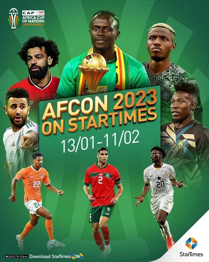 StarTimes secures broadcasting rights for AFCON 2023
