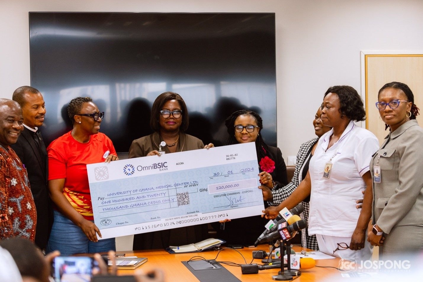 Jospong Group supports 3 Dialysis Units with GH¢500,000