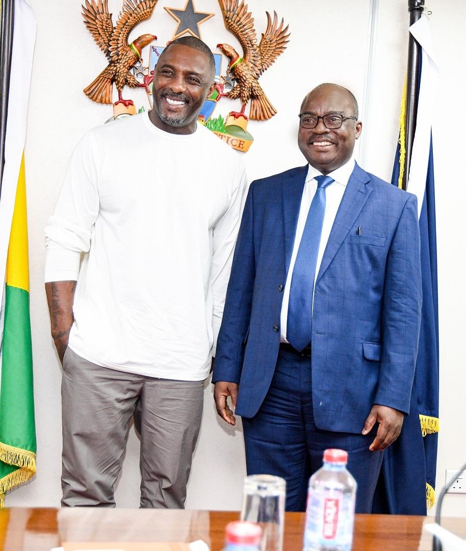 BoG Govenor, Idris Elba discuss creative arts industry
