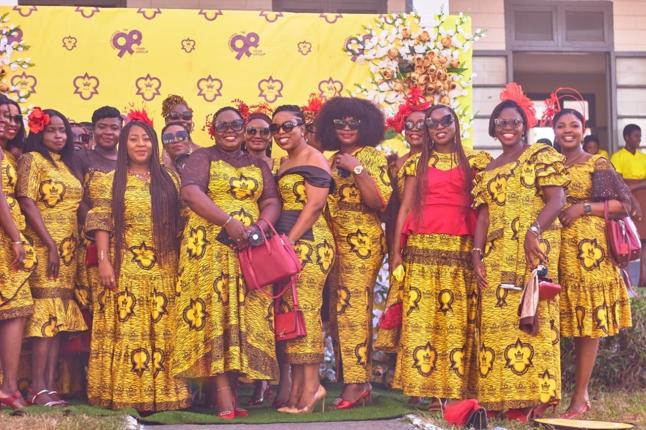 The RED Ladies of Holy Child School Cape Coast go green