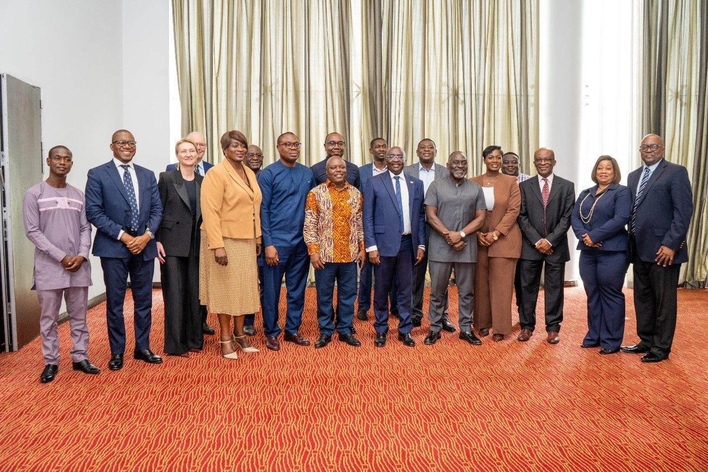 Veep meets members of Ghana Upstream Petroleum Chamber