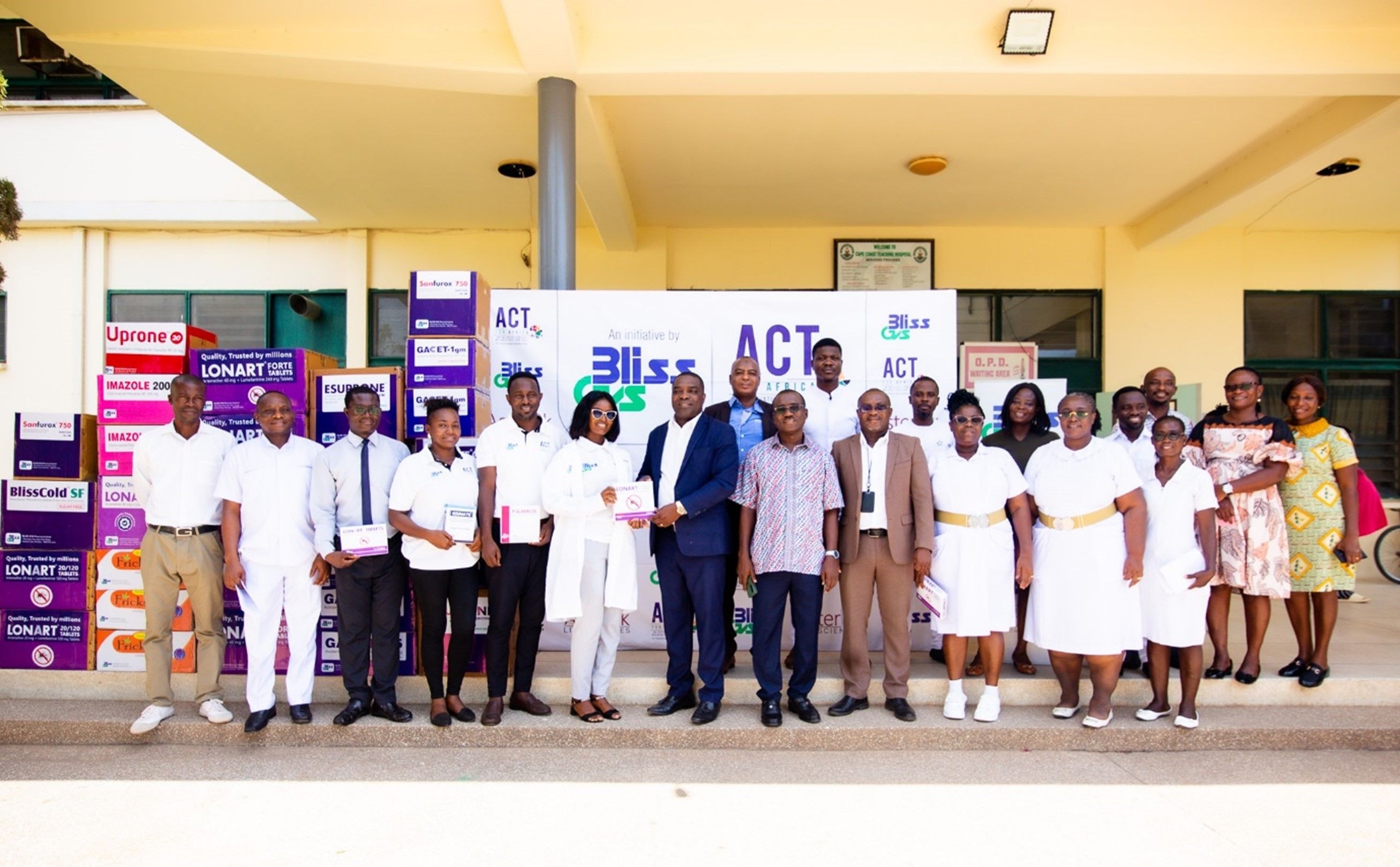 Bliss GVS Pharma donates medicines to Cape Coast Teaching Hospital
