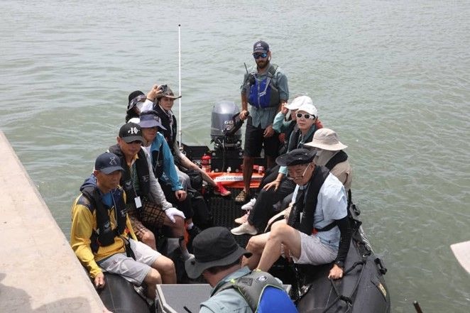 First passenger vessel docks at Elmina Habour with 115 tourists
