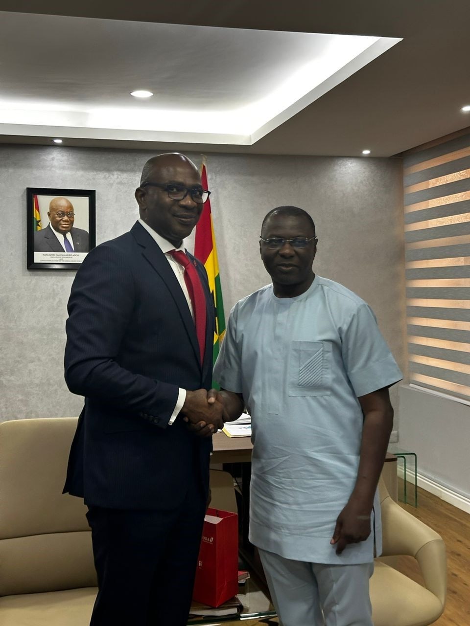 UBA MD/CEO meets Finance Minister