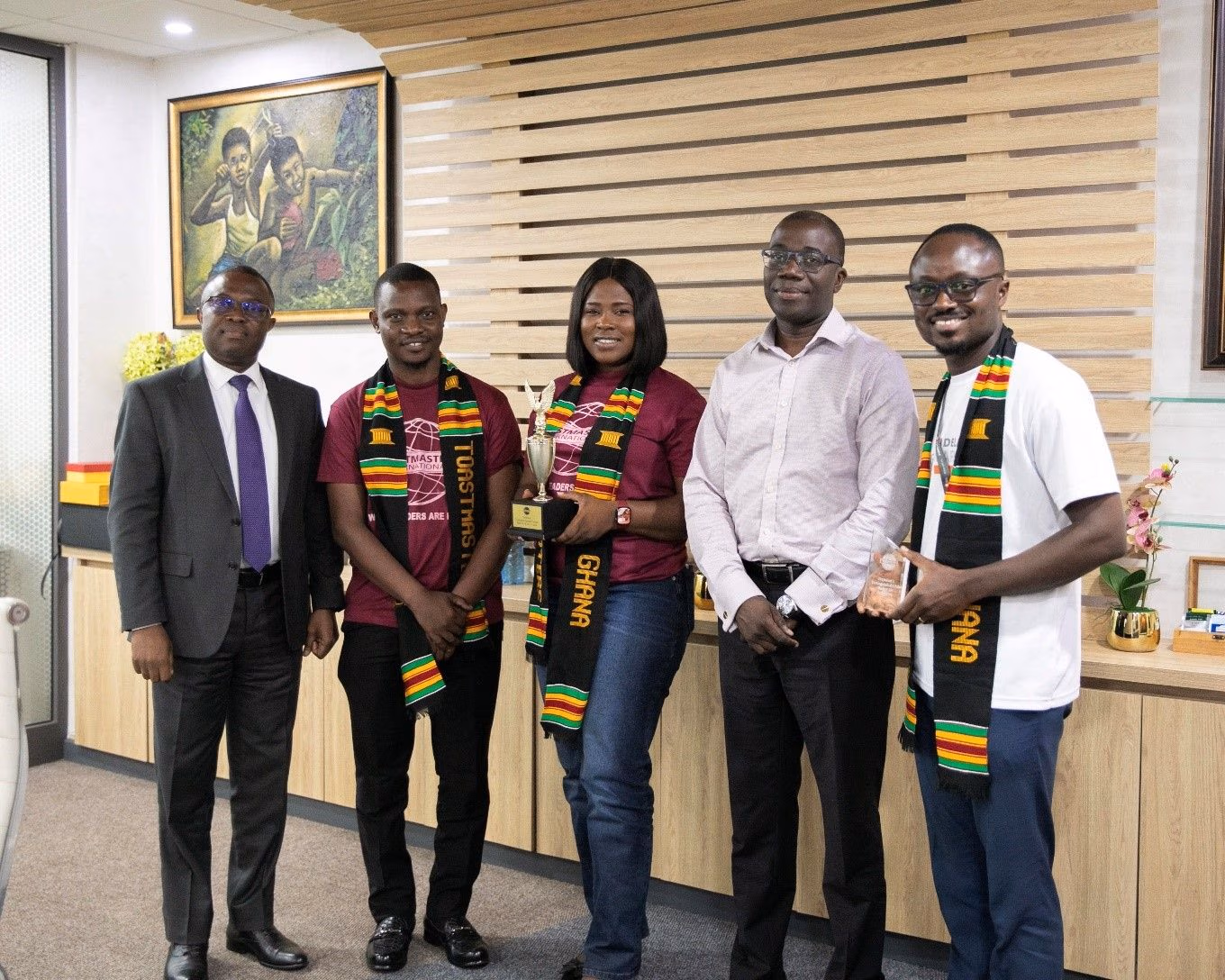 Fidelity Bank champions exhibit excellence at Toastmasters Africa Conference, speech contests