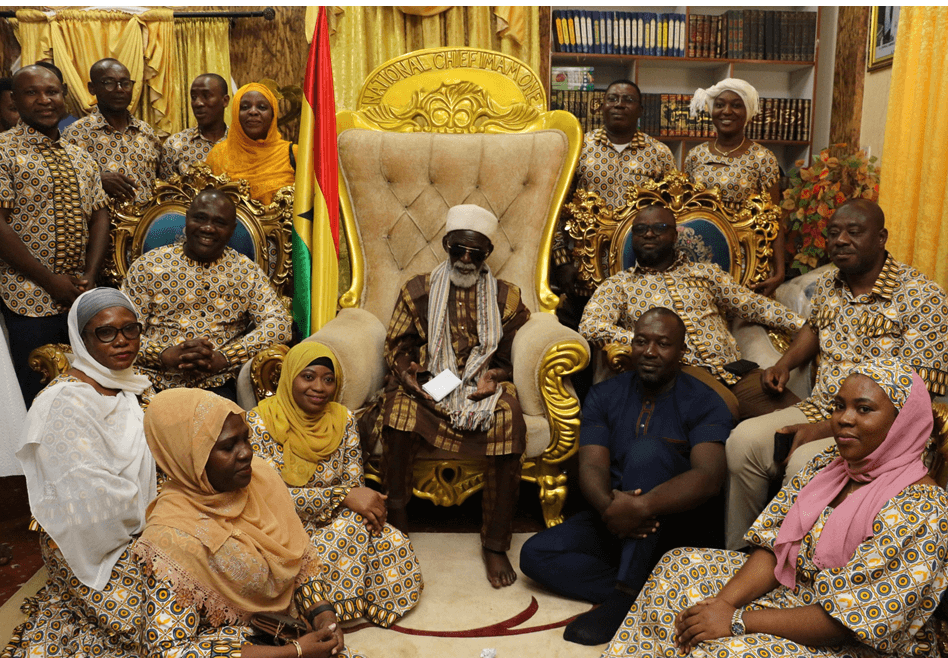 GCB Bank pays courtesy call on Chief Imam