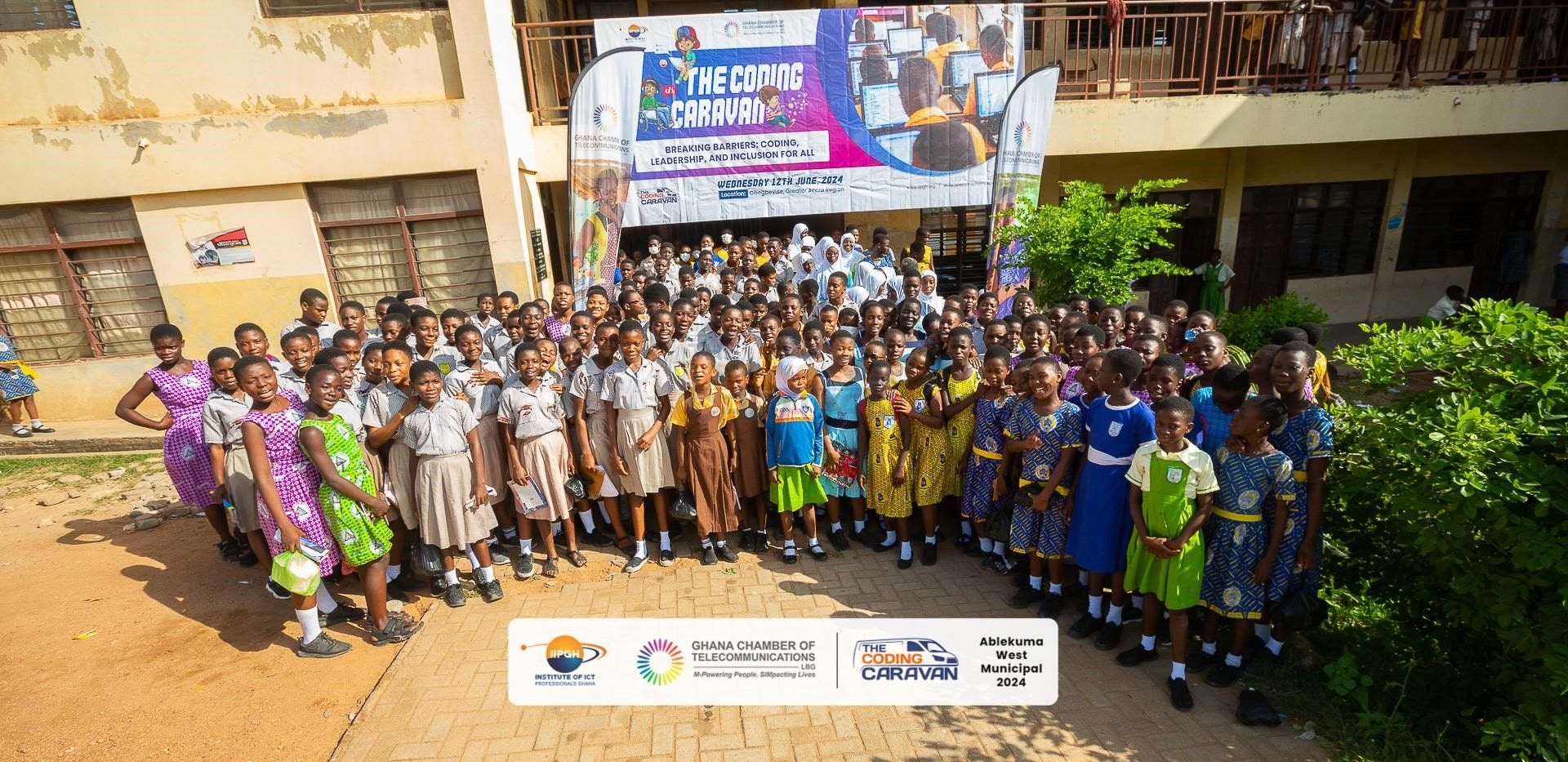 Coding Caravan 2024 empowers girls, teachers in Ablekuma West with hands-on ICT skills
