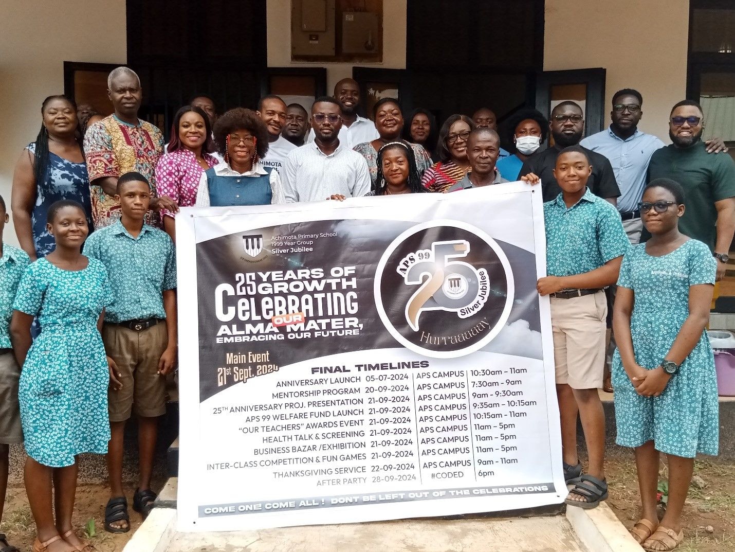 Achimota Primary 99 year group celebrates 25th anniversary with development projects