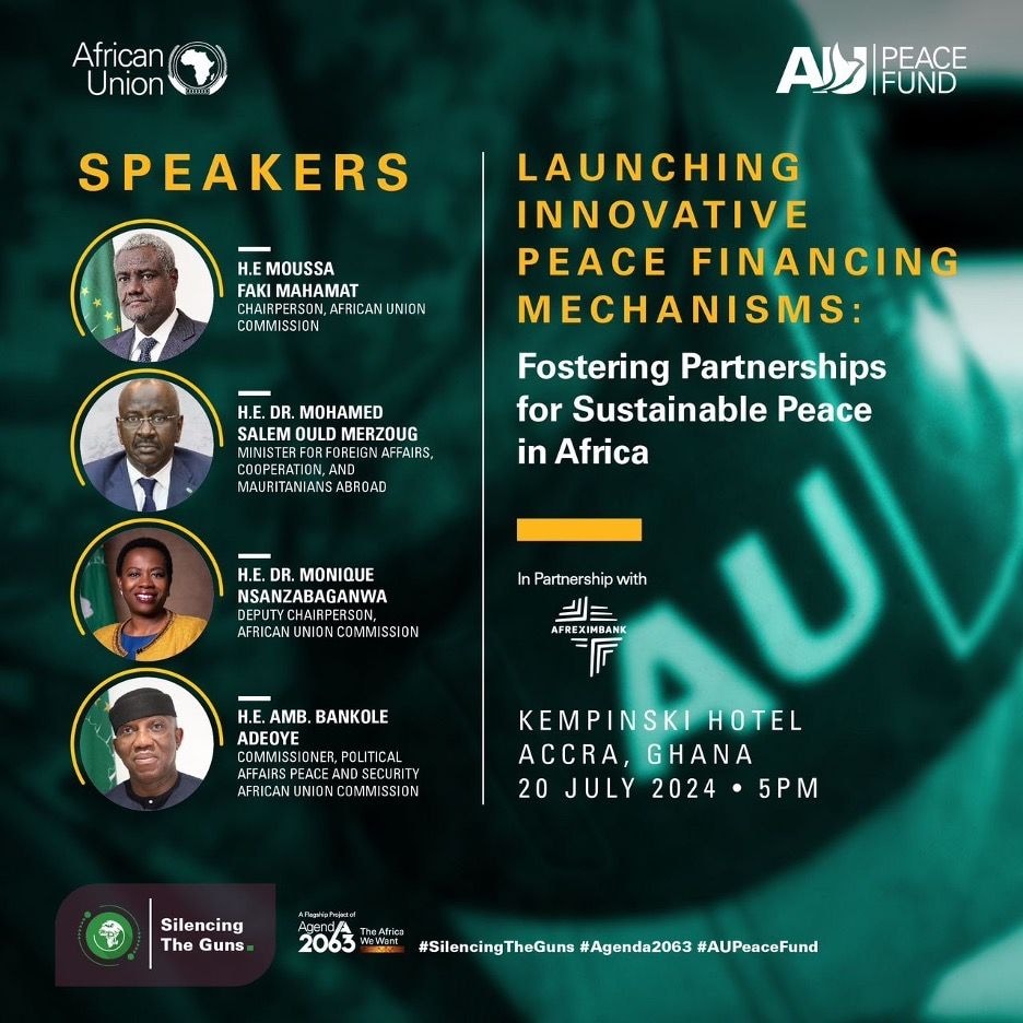 AU Peace Fund hosts high-level event on innovative peace financing mechanisms
