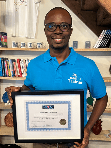 Scofray Nana Yaw Yeboah is world’s first black professional mBIT Trainer in Africa