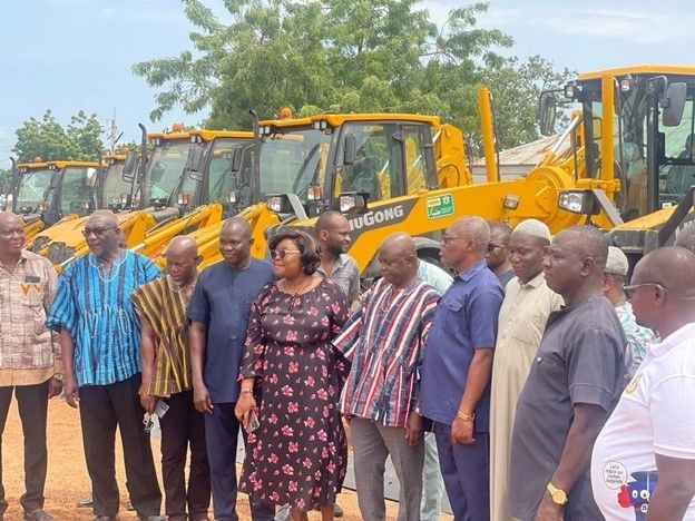 Upper West Region receives 106 new equipment to revamp road network