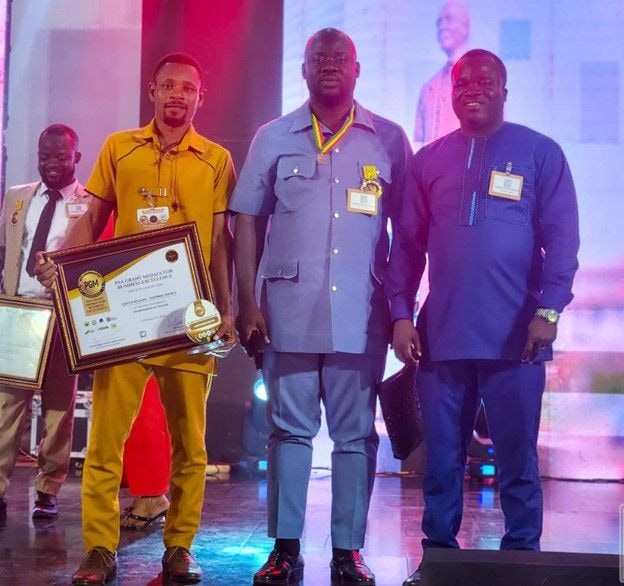 Justice Acquah adjudged as the Most Outstanding Entrepreneur of the Year