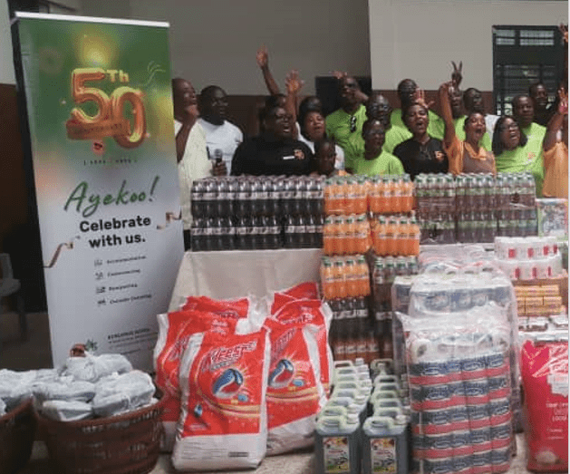 Sunlodge Hotel celebrates Golden Jubilee with generous donation to Dzorwulu Special School