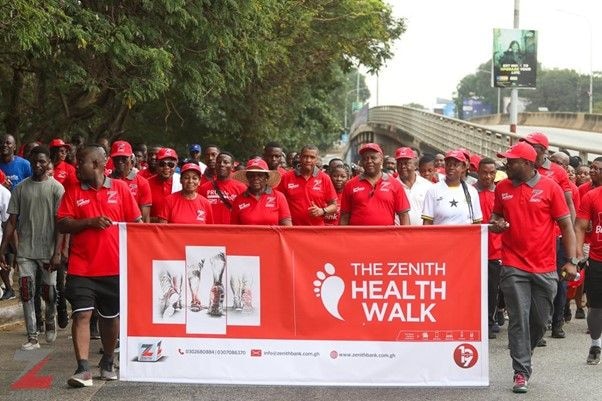 Zenith Bank marks 19th anniversary with mega health walk
