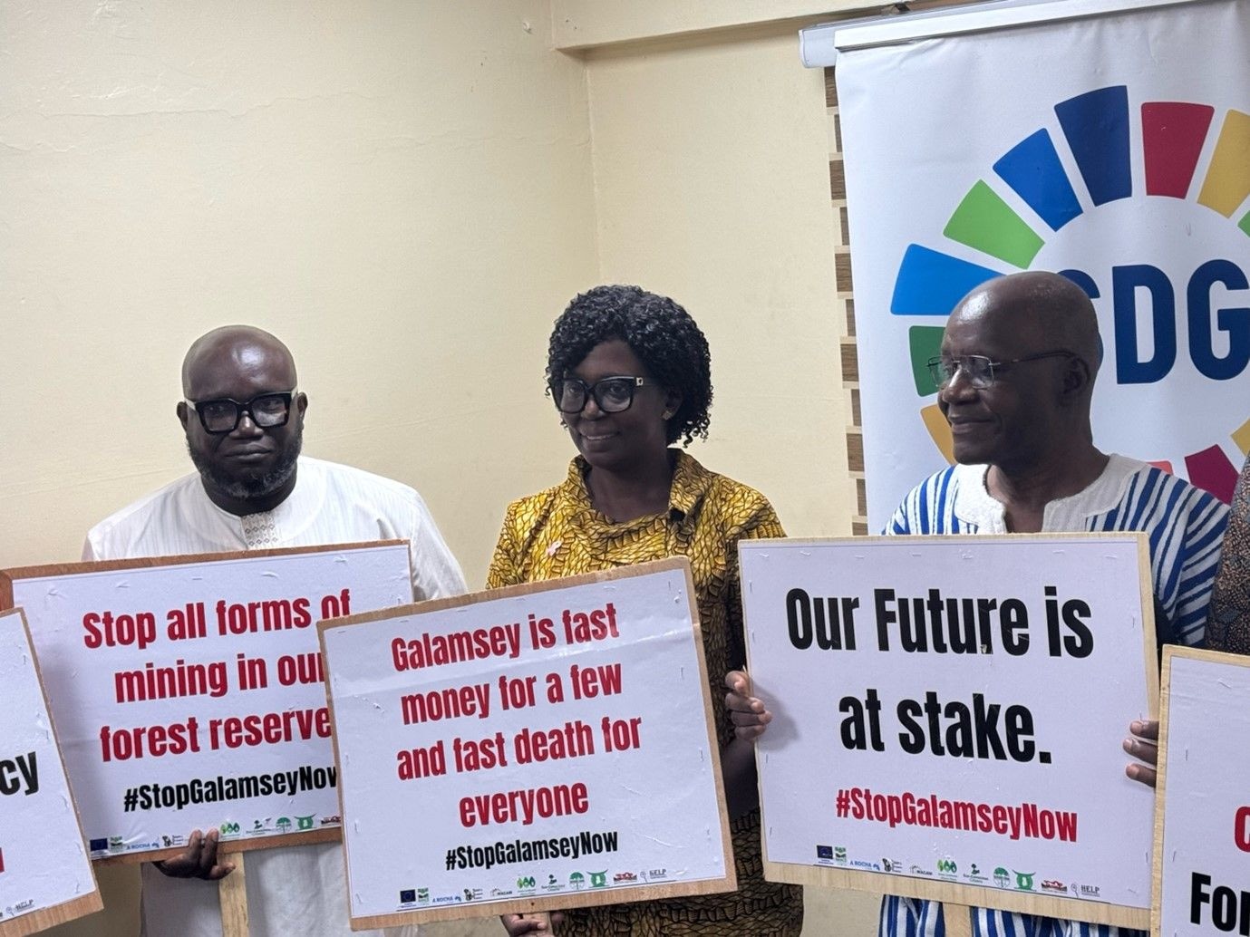 CSOs Platform on SDGs support Organised Labour galamsey strike action