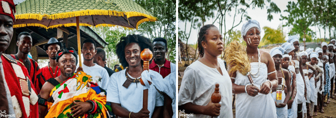 Prampram Youth Chief explores possible cultural collaboration with Nkyinkyim, the slave museum