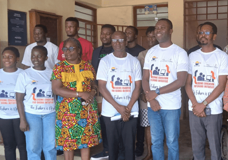 IIPGH introduces coding club at Gbegbeshi Basic School
