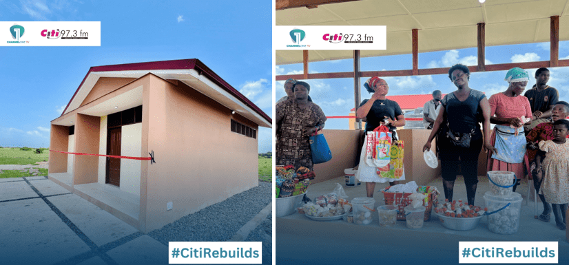 Citi FM/Channel One TV hands over GH₵1.3M market, washroom facilities & borehole to new bakpa