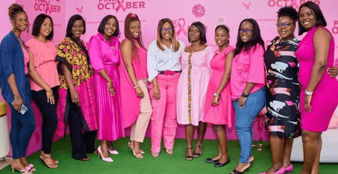 MTN employees support breast cancer patients