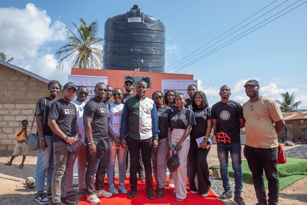 22 Bet Africa donates borehole to Have-Fiakpokorpe community