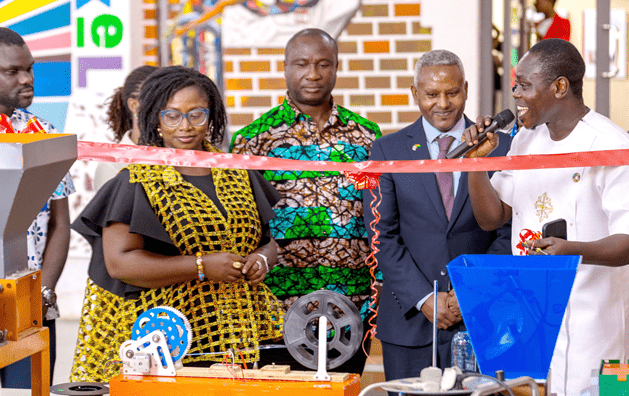Academic City unveils plastic recycling machine to address plastic pollution