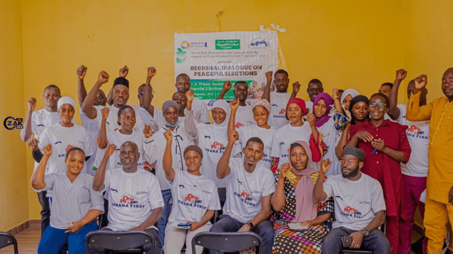 Young people in the North East Region call for peace ahead of 2024 general elections