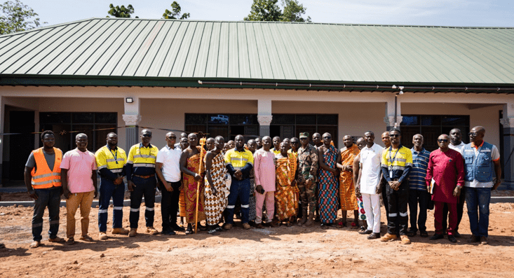 Newmont funds Ahafo Region’s first military base to boost community security