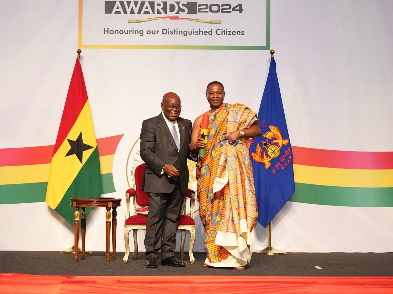 Dr. Nick Danso Adjei conferred with Grand Medal Award by the State
