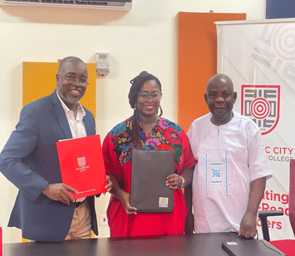 GCEA , Academic City sign MoU to establish steel design and construction centre